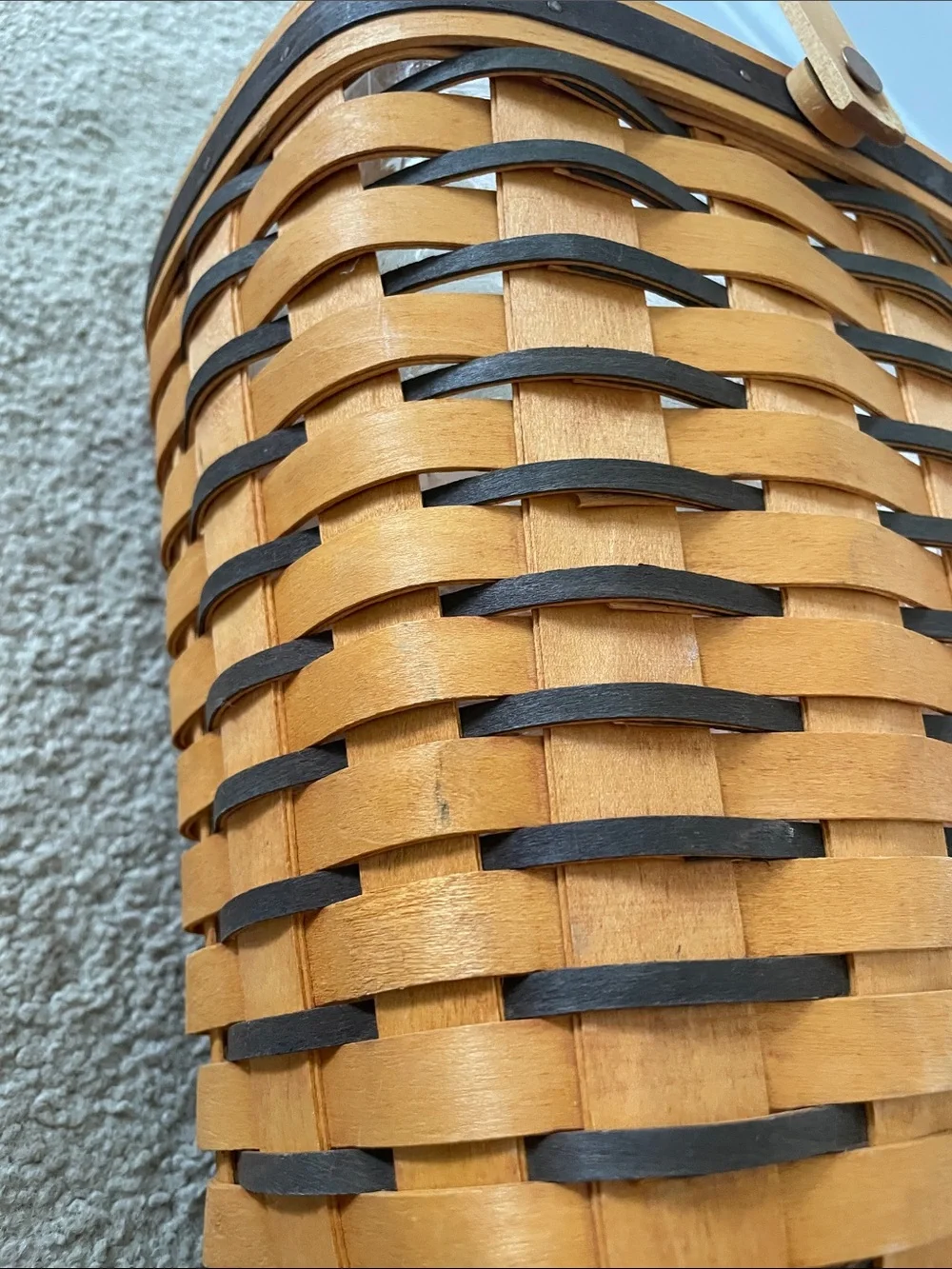 Longaberger 1998 Cherished Memories basket Blue